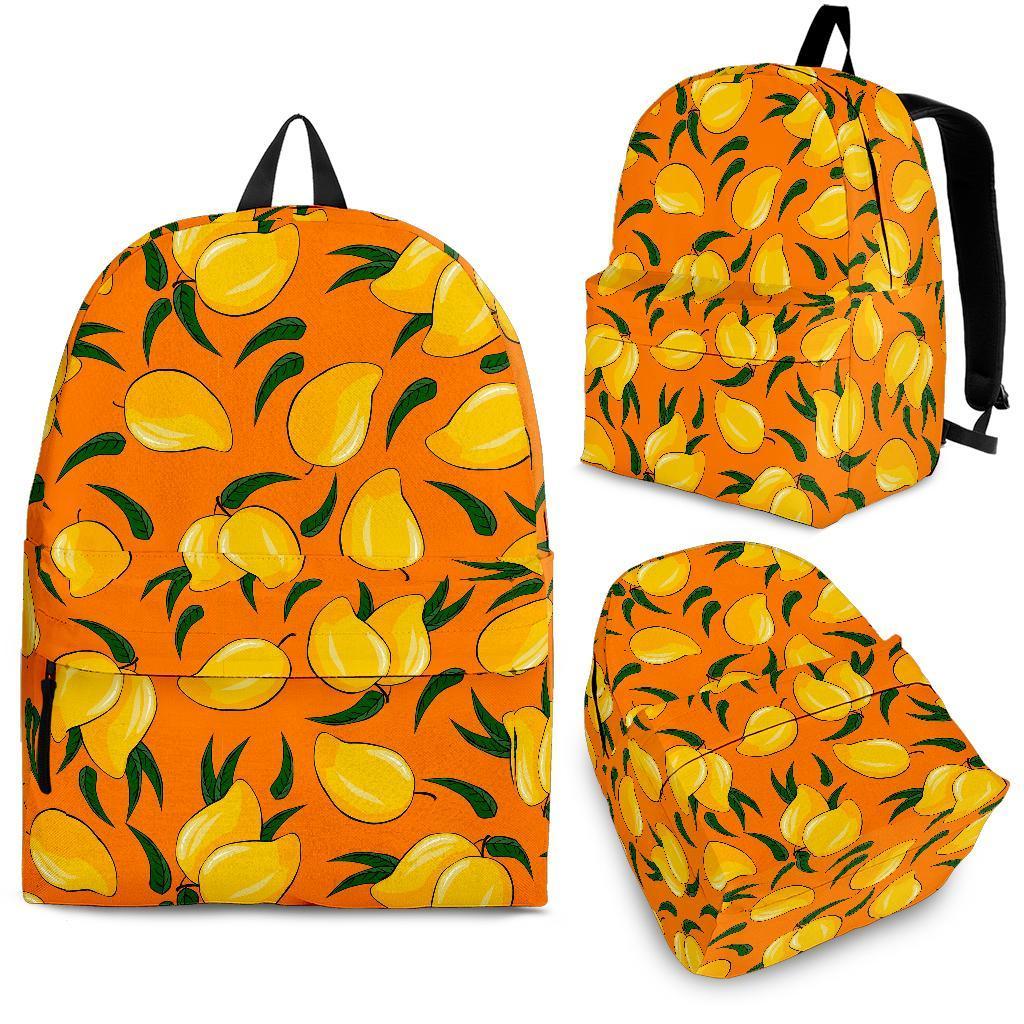 Mango Pattern Print Backpack-grizzshop