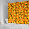 Mango Pattern Print Bathroom Shower Curtain-grizzshop