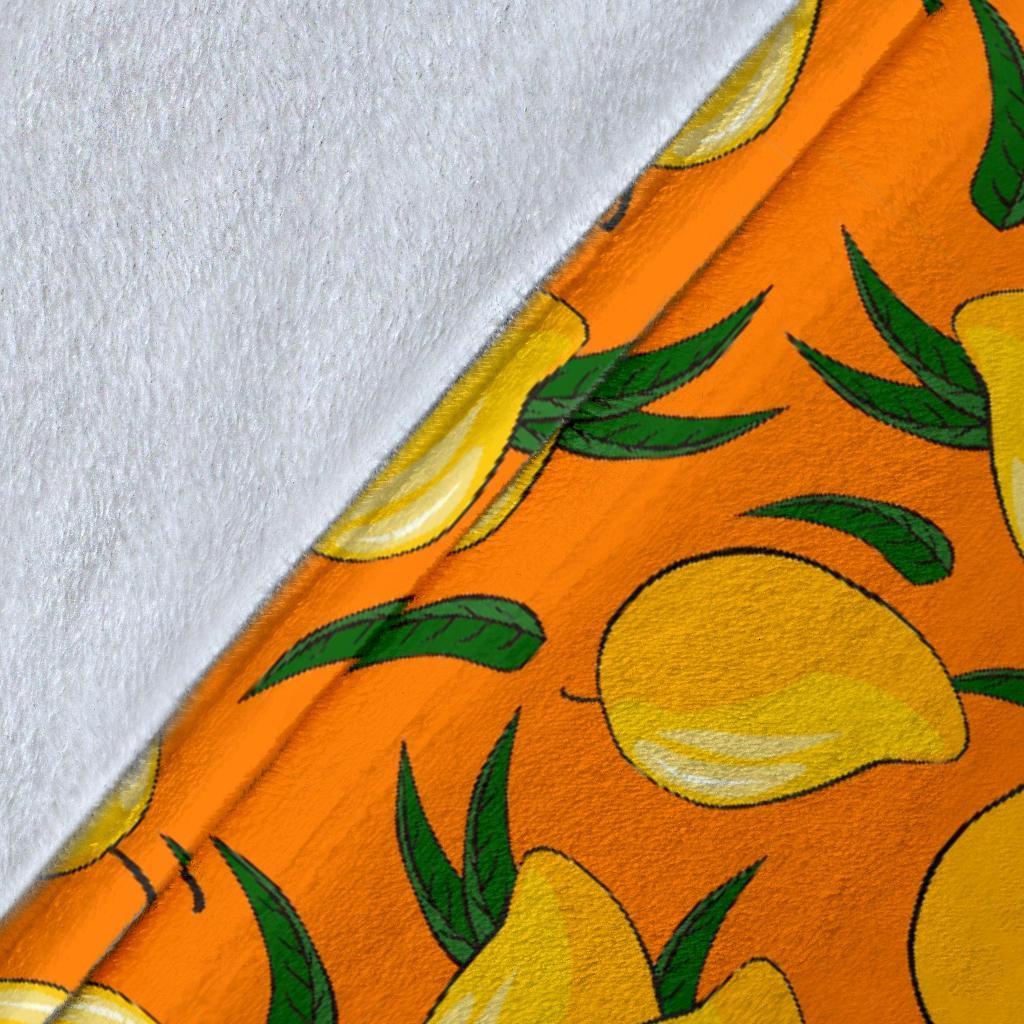 Mango Pattern Print Blanket-grizzshop