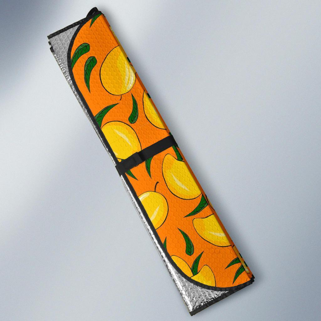 Mango Pattern Print Car Sun Shade-grizzshop