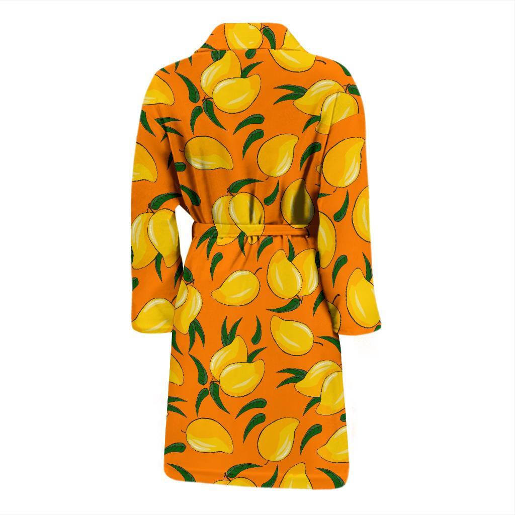 Mango Pattern Print Men Long Robe-grizzshop