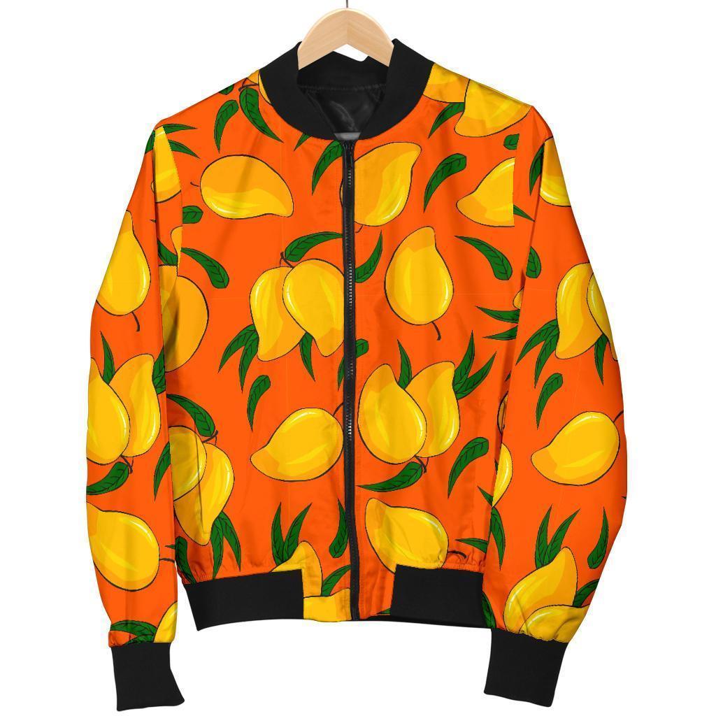 Mango Pattern Print Men's Bomber Jacket-grizzshop