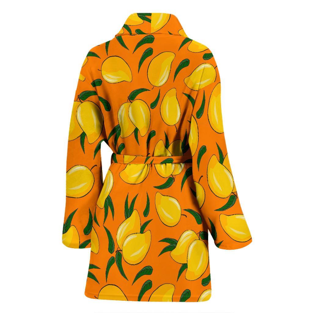 Mango Pattern Print Women Long Robe-grizzshop