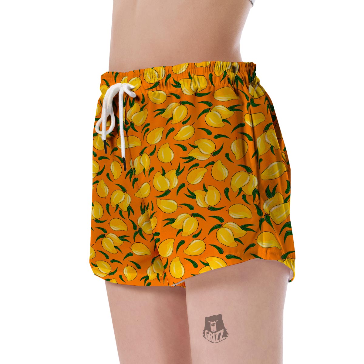 Mango Pattern Print Women's Shorts-grizzshop