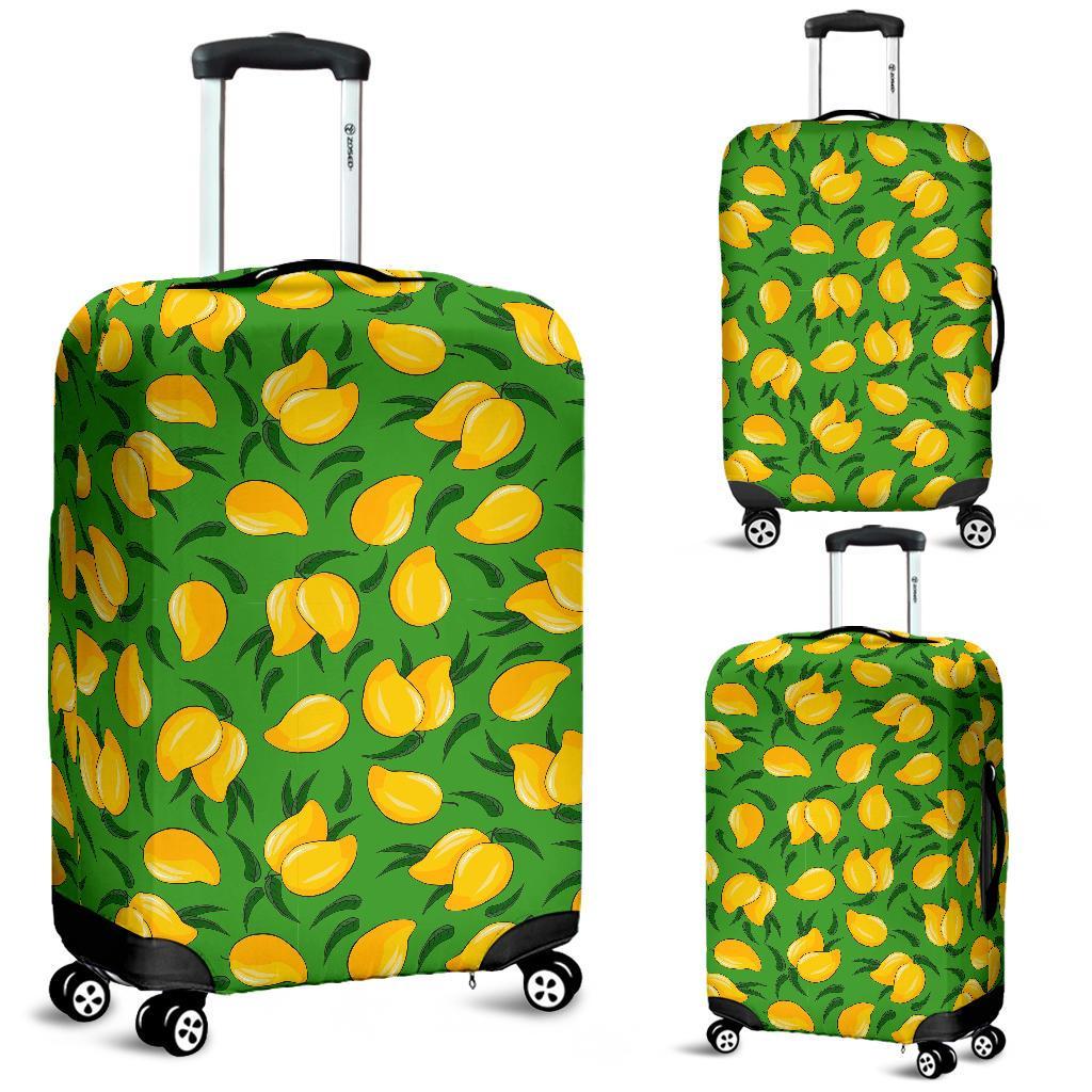 Mango Print Pattern Luggage Cover Protector-grizzshop