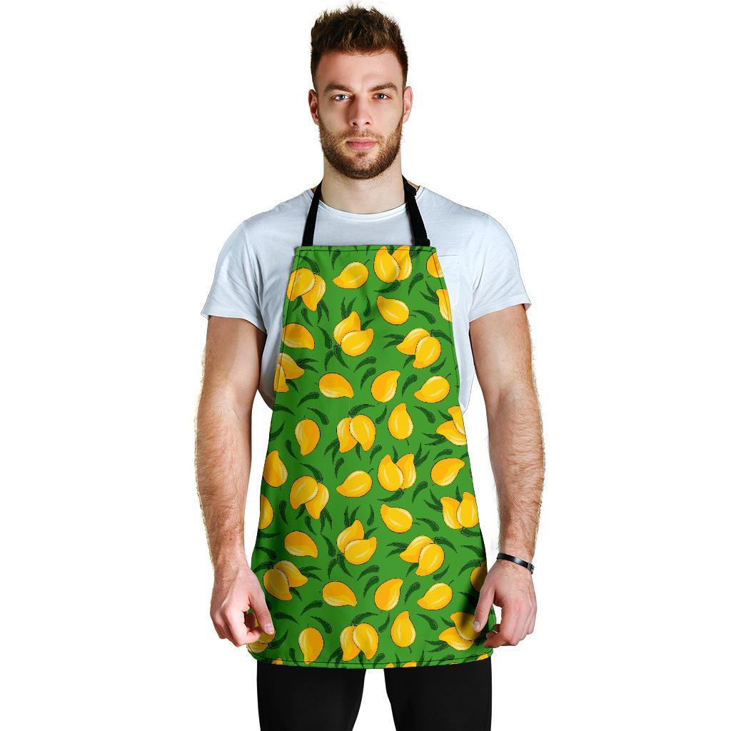 Mango Print Pattern Men's Apron-grizzshop