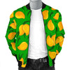 Mango Print Pattern Men's Bomber Jacket-grizzshop