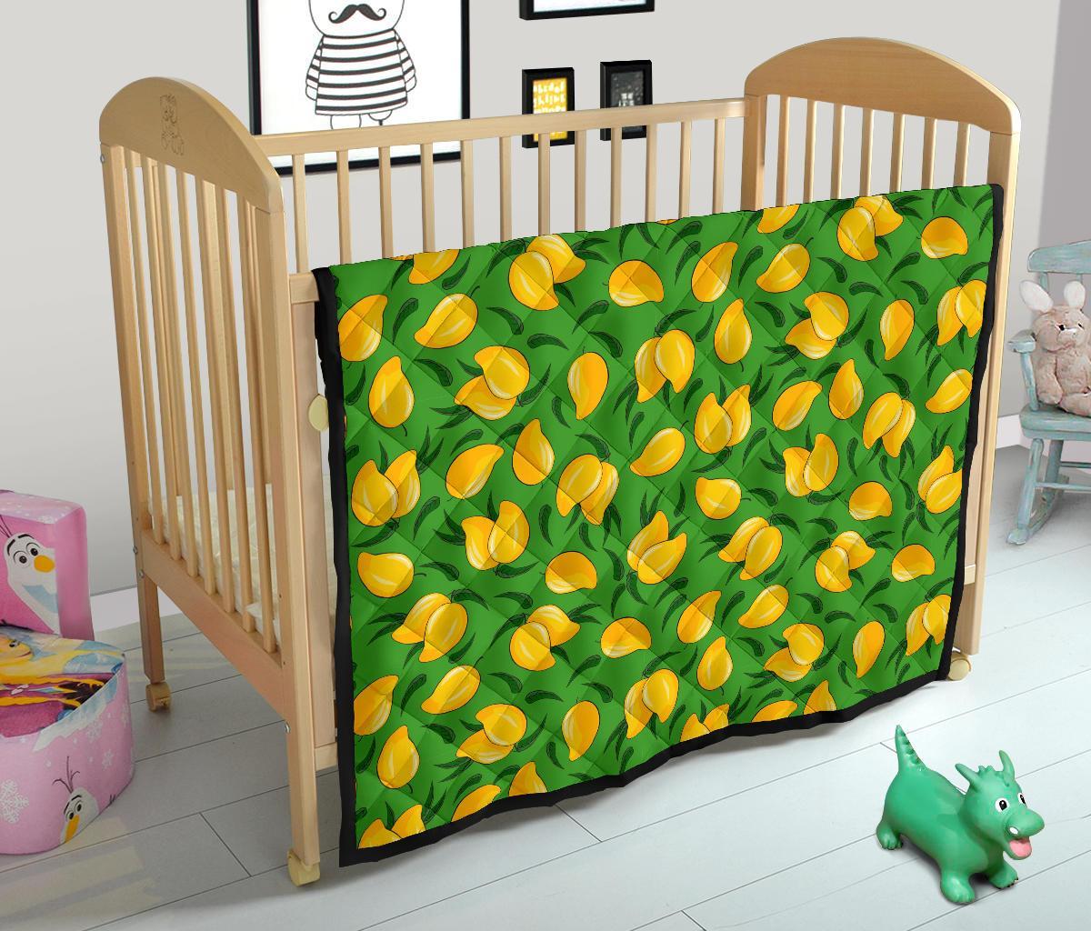 Mango Print Pattern Quilt-grizzshop