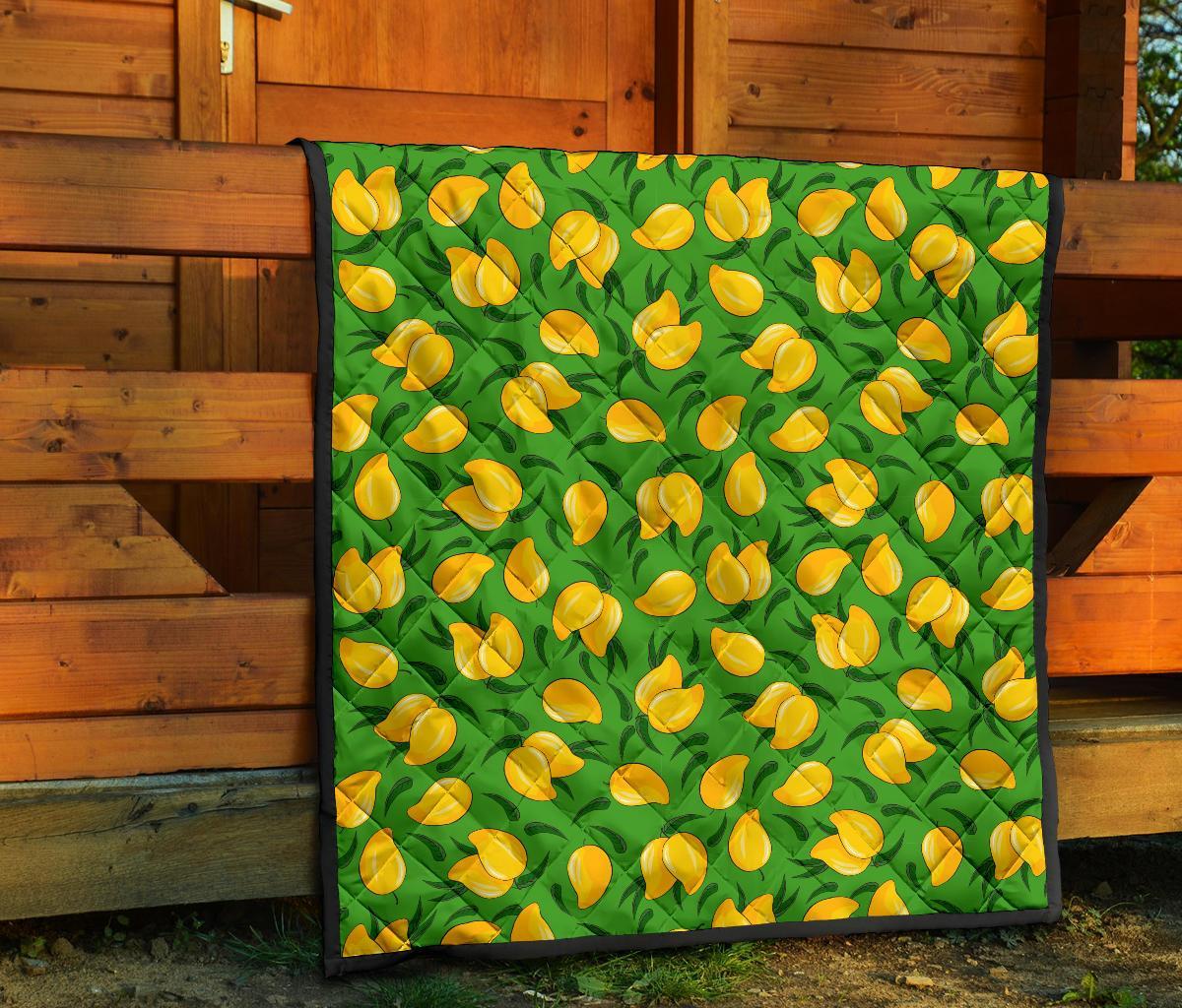 Mango Print Pattern Quilt-grizzshop