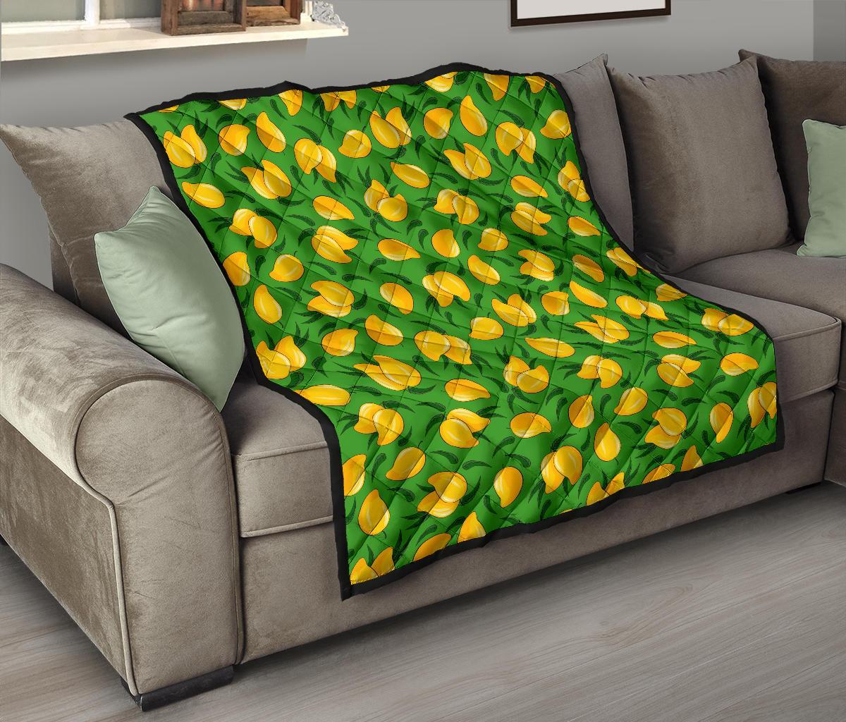 Mango Print Pattern Quilt-grizzshop