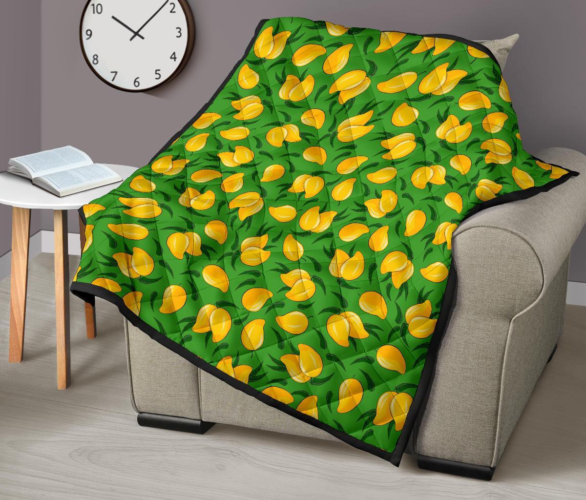 Mango Print Pattern Quilt-grizzshop