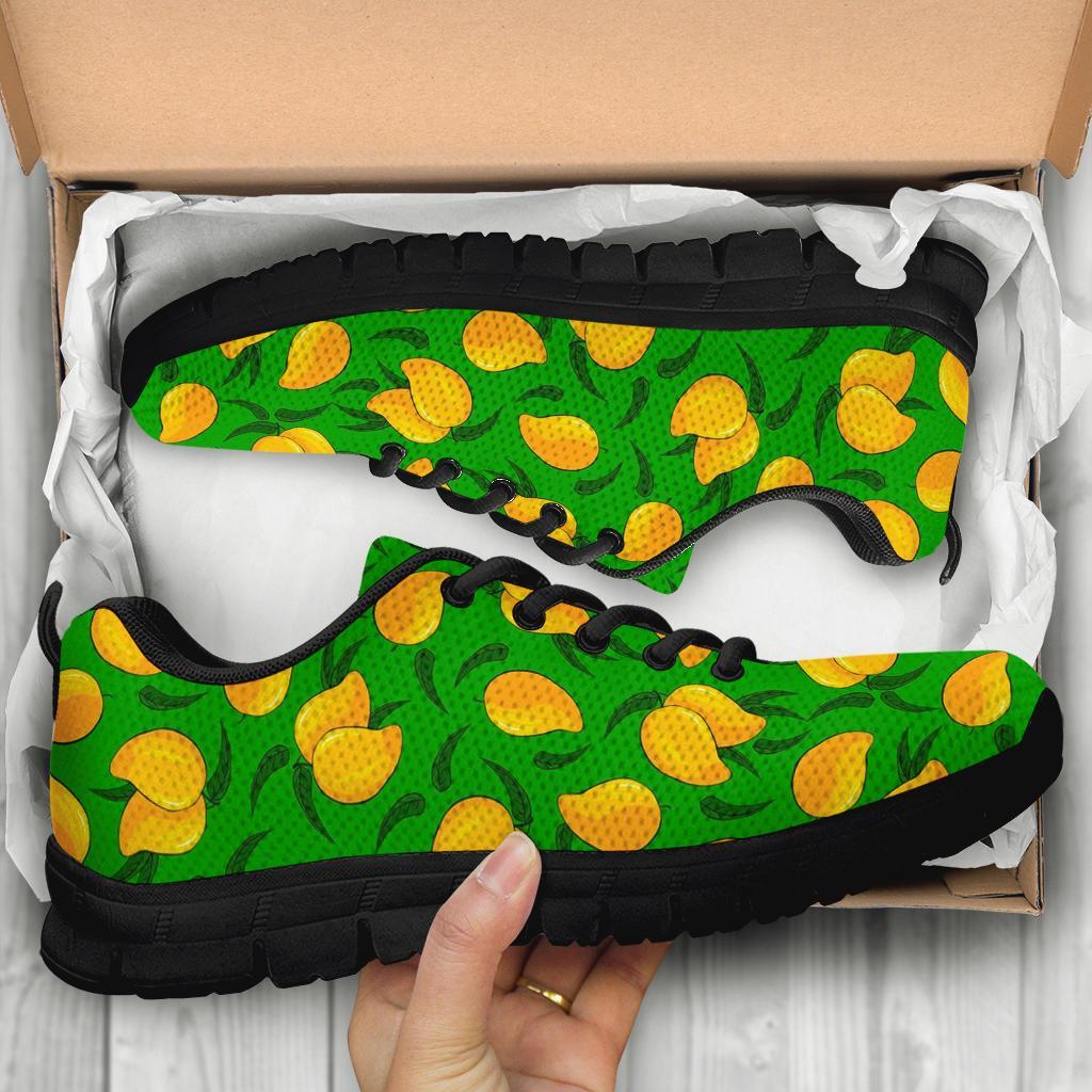 Mango Print Pattern Sneaker Shoes For Men Women-grizzshop