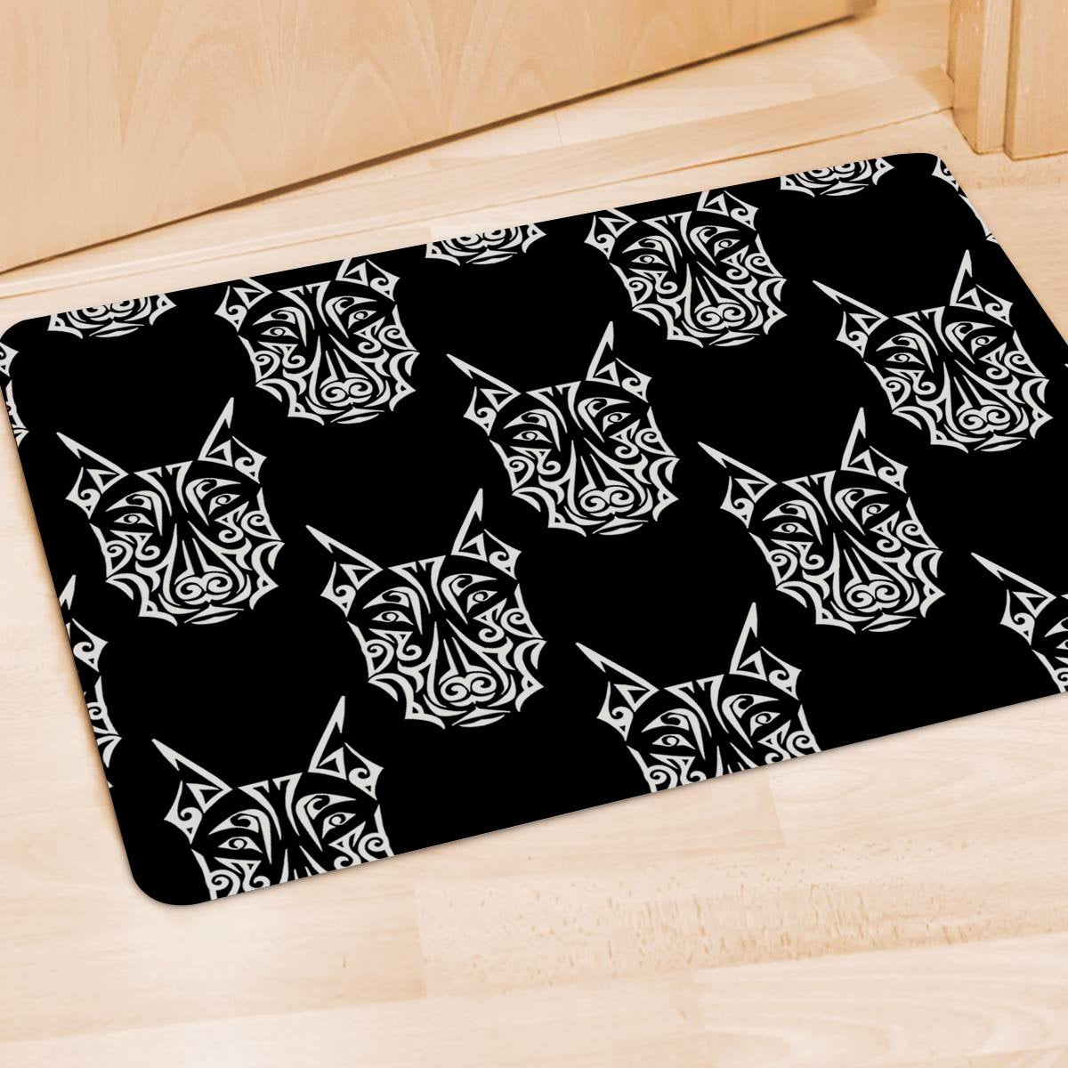 Maori Aztec Pitbull Door Mat-grizzshop