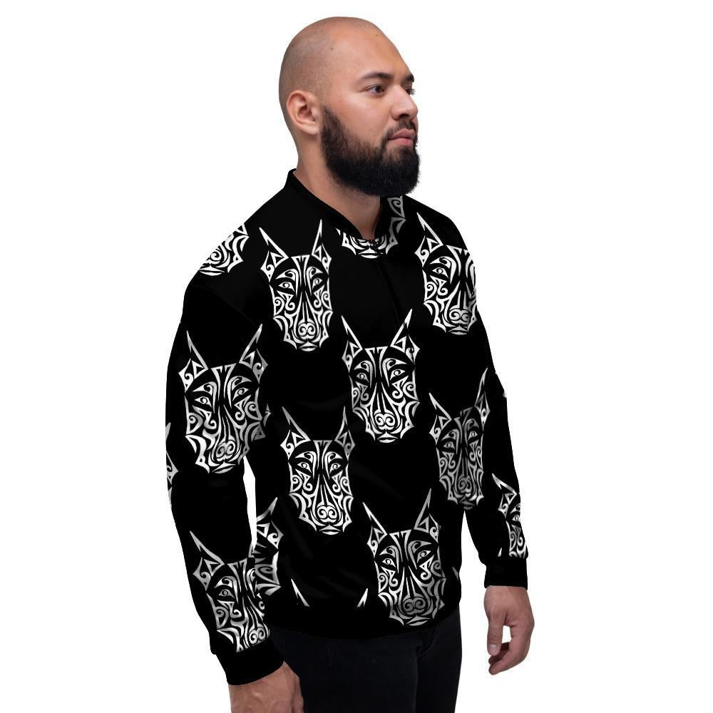 Maori Aztec Pitbull Men's Bomber Jacket-grizzshop