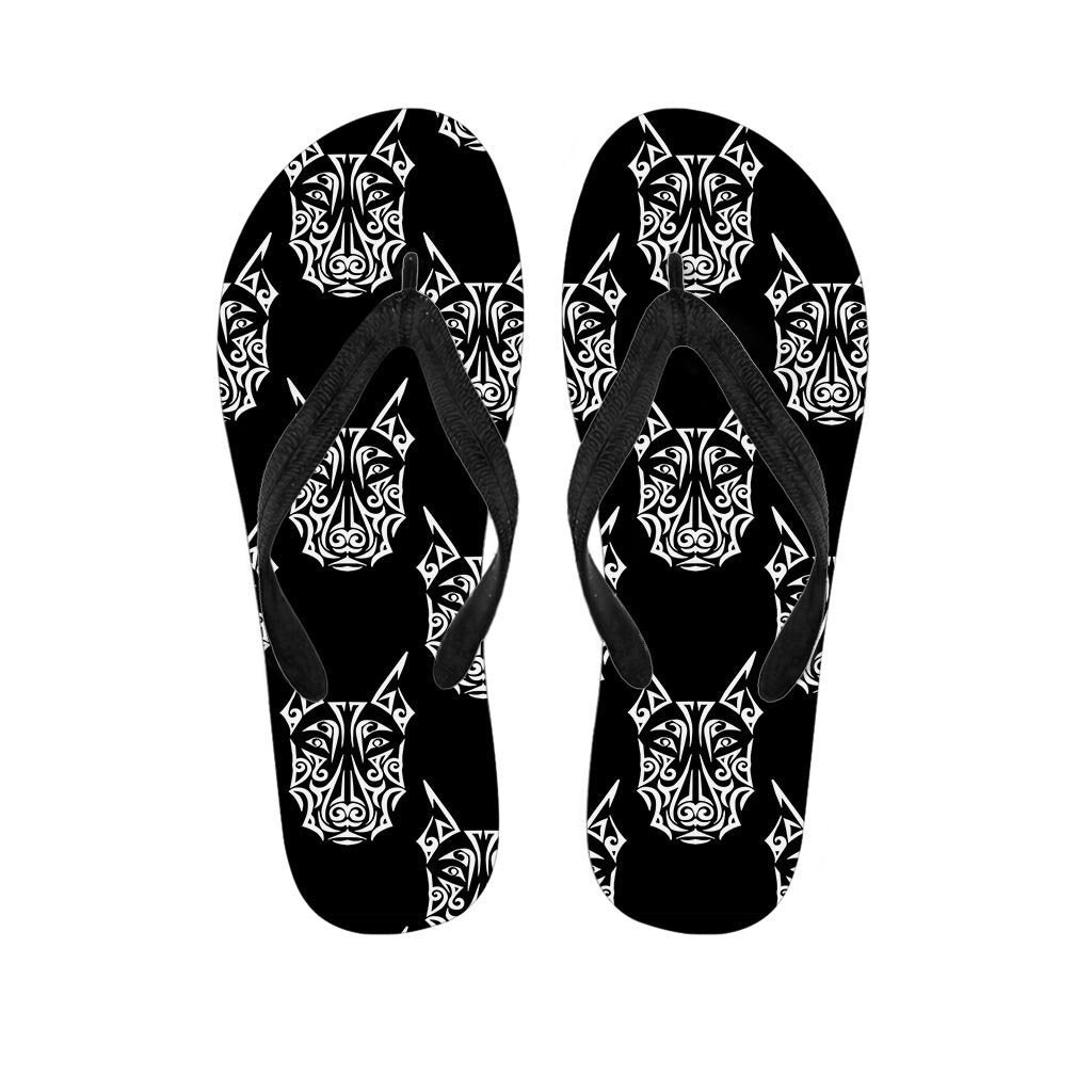 Maori Aztec Pitbull Men's Flip Flops-grizzshop