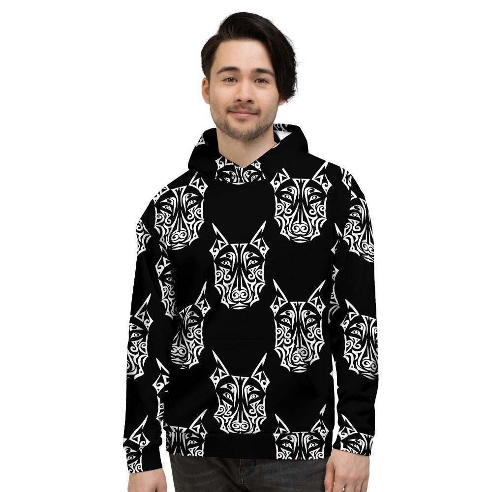 Maori Aztec Pitbull Men's Hoodie-grizzshop