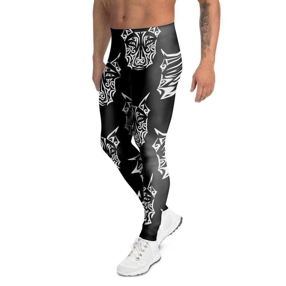 Maori Aztec Pitbull Men's Leggings-grizzshop