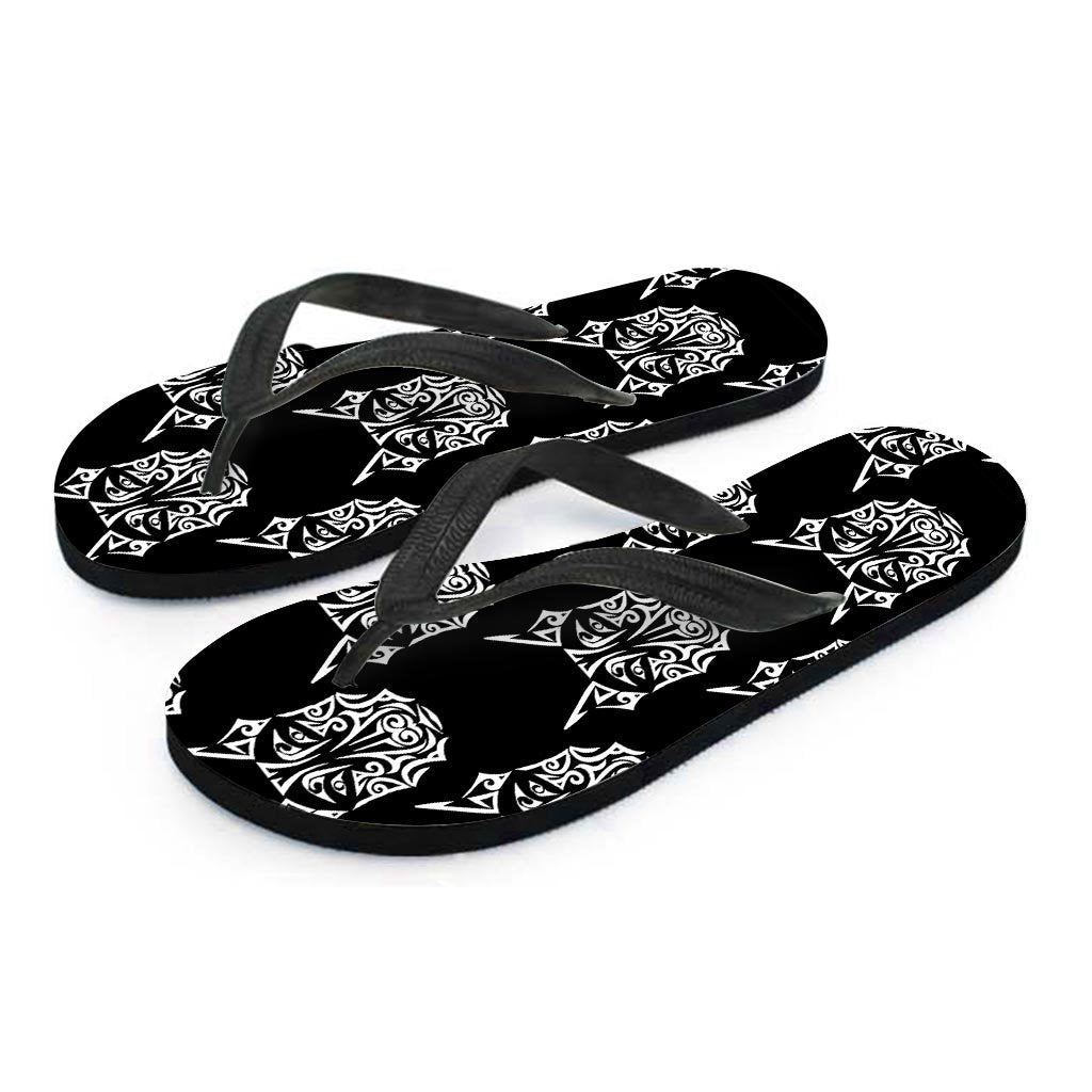 Maori Aztec Pitbull Women's Flip Flops-grizzshop