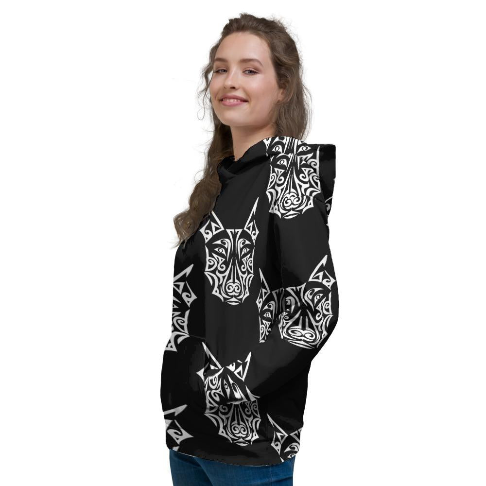 Maori Aztec Pitbull Women's Hoodie-grizzshop