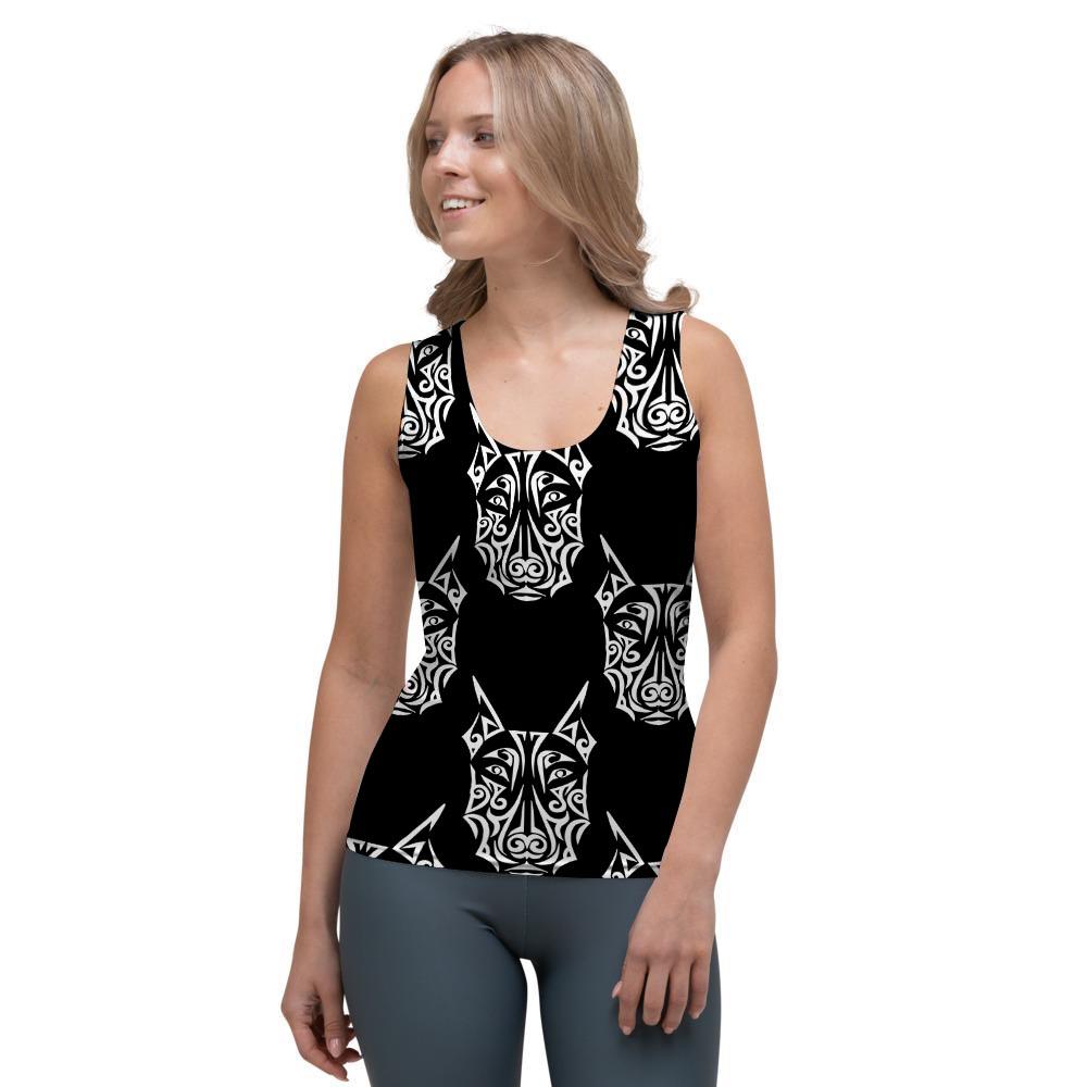 Maori Aztec Pitbull Women's Tank Top-grizzshop