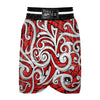 Maori Tribal Polynesian Kowhaiwhai Print Boxing Shorts-grizzshop