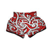 Maori Tribal Polynesian Kowhaiwhai Print Muay Thai Boxing Shorts-grizzshop