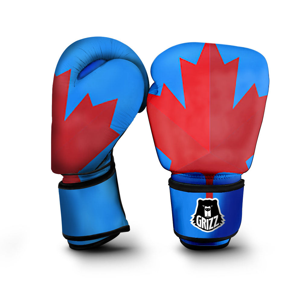 Maple Leaf Autumn Print Boxing Gloves-grizzshop