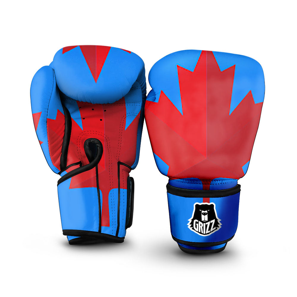 Maple Leaf Autumn Print Boxing Gloves-grizzshop