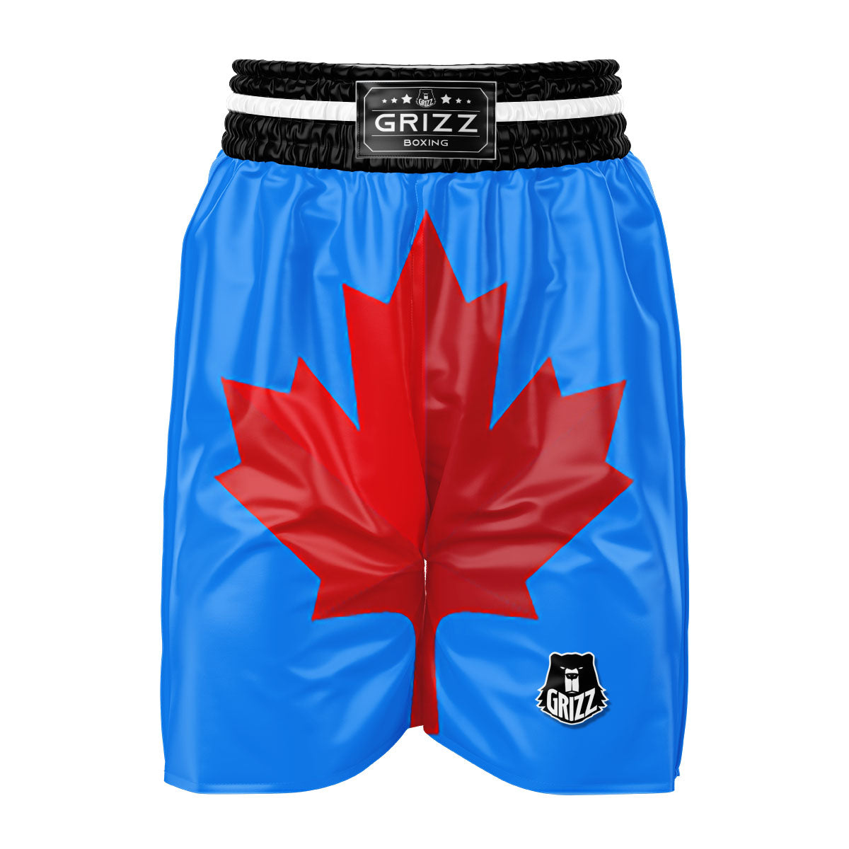 Maple Leaf Autumn Print Boxing Shorts-grizzshop