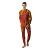 Maple Leaves Autumn Print Men's Pajamas-grizzshop