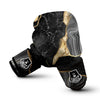 Marble Liquid Black Gold Print Boxing Gloves-grizzshop