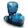 Marble Liquid Teal Pink Print Pattern Boxing Gloves-grizzshop