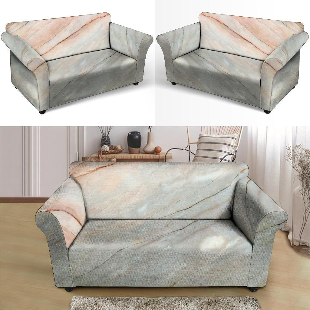 Marble Loveseat Cover-grizzshop