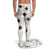 Marble Luxury Geometric Print Men's Leggings-grizzshop