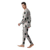 Marble Luxury Geometric Print Men's Pajamas-grizzshop