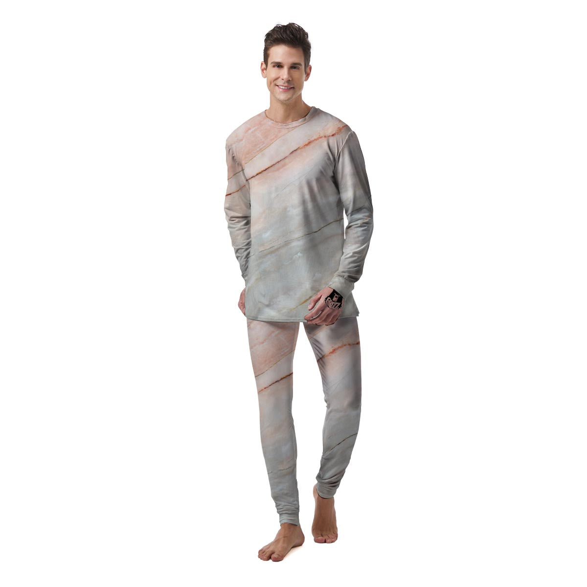 Marble Men's Pajamas-grizzshop