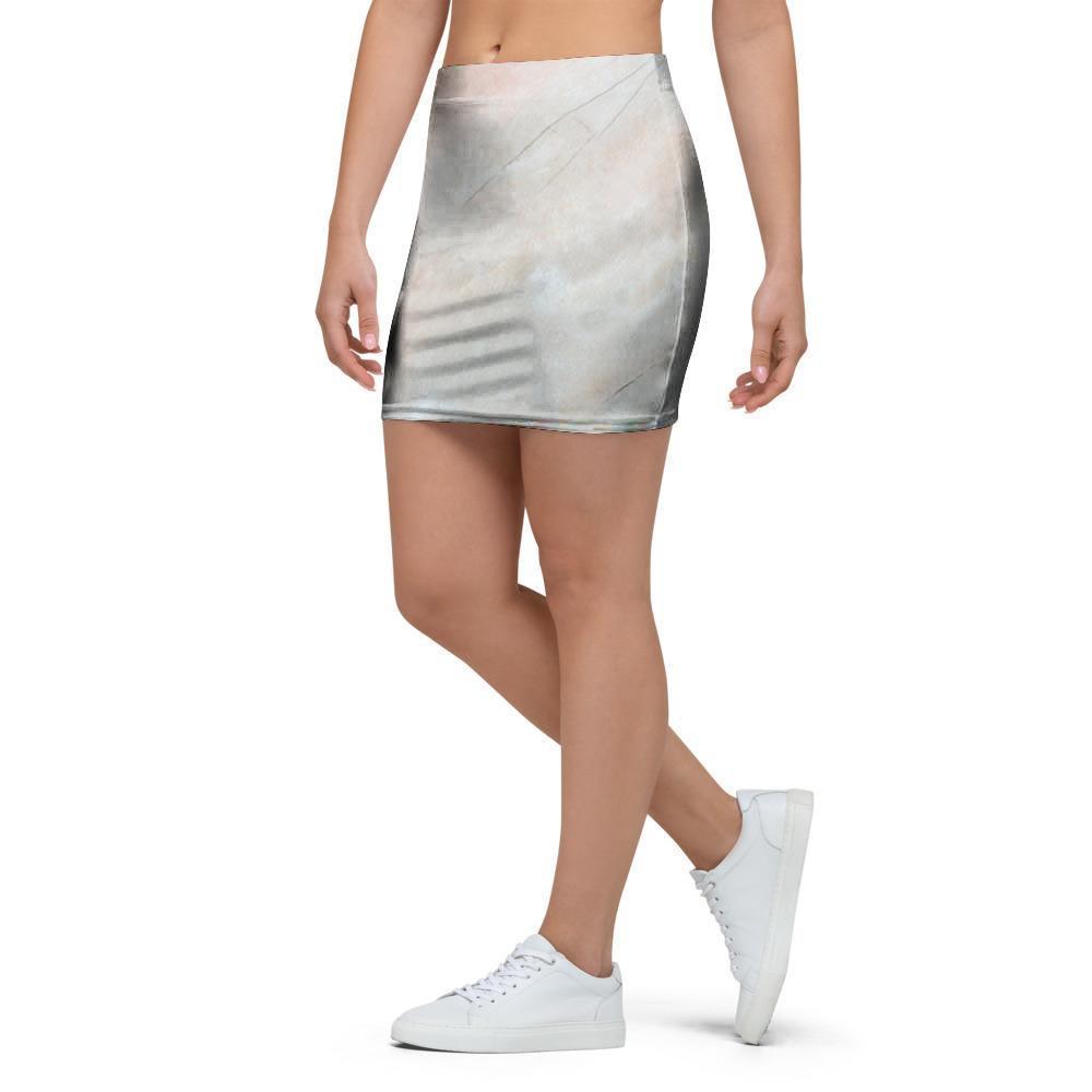 Marble Mini Skirt-grizzshop