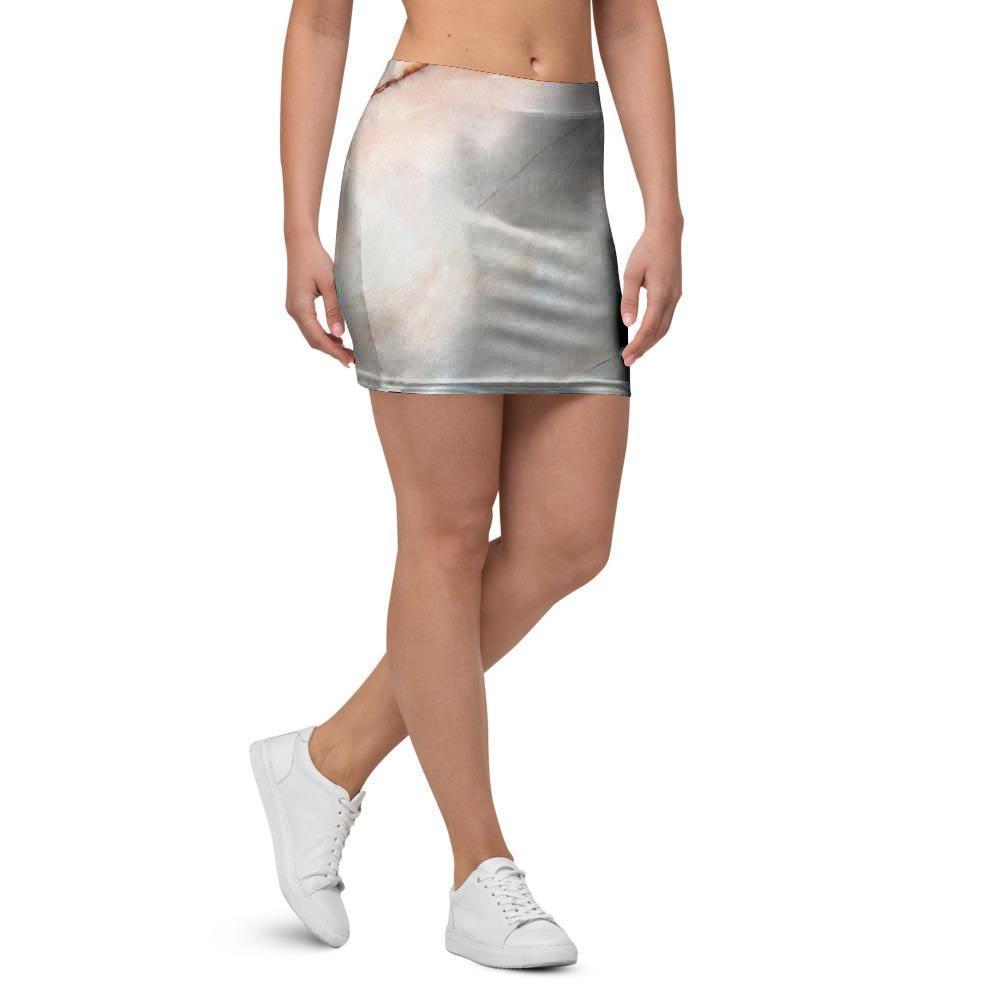 Marble Mini Skirt-grizzshop