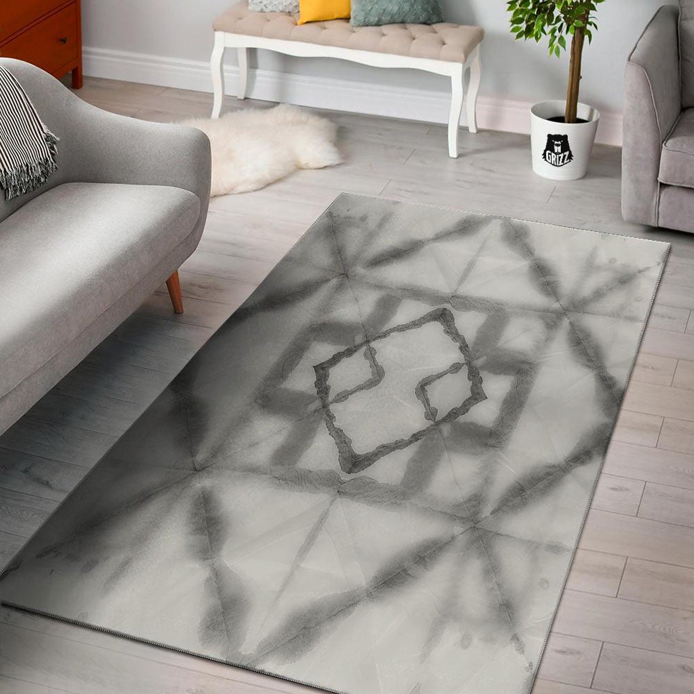 Marble Silver Grey Print Pattern Floor Mat-grizzshop