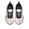 Marble White Rose Gold Print Black Sneaker-grizzshop