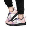 Marble White Ruby Print Black Sneaker-grizzshop