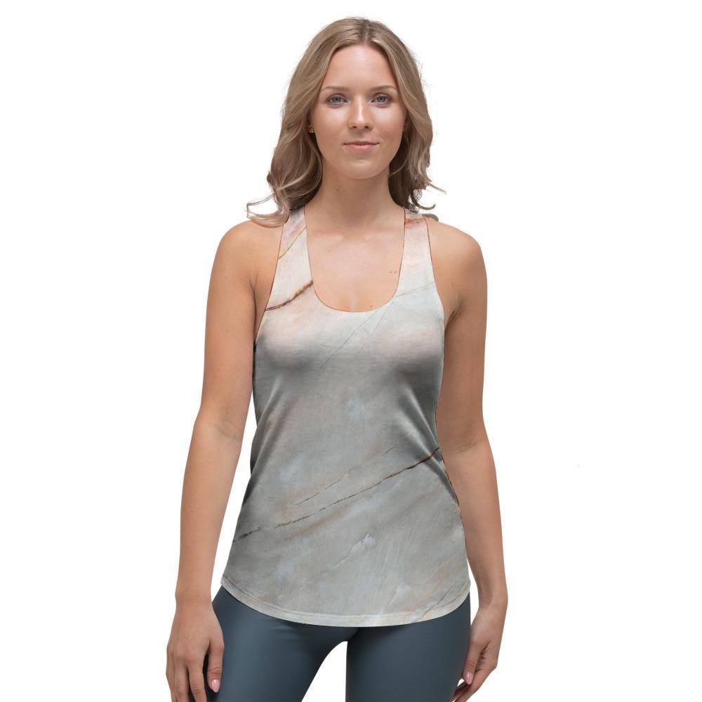 Marble Women's Racerback Tank Top-grizzshop