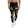 Marijuana And Cannabis Print Men's Leggings-grizzshop