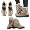 Marine Military Camouflage Camo Pattern Print Comfy Winter Boots-grizzshop