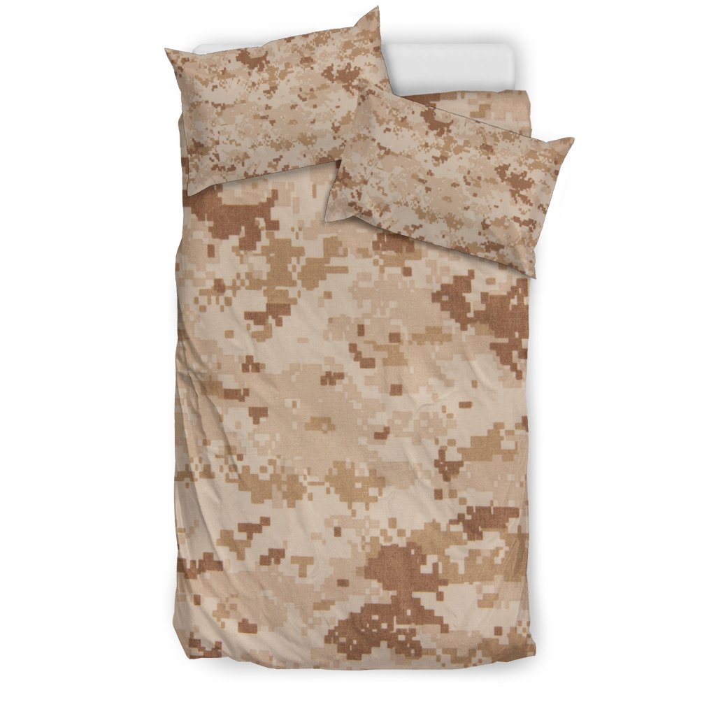 Marine Military Camouflage Camo Pattern Print Duvet Cover Bedding Set-grizzshop