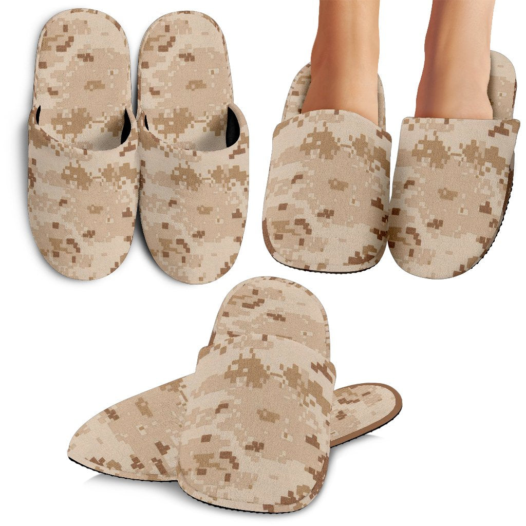 Marine Military Camouflage Camo Pattern Print Premium Home Slippers-grizzshop