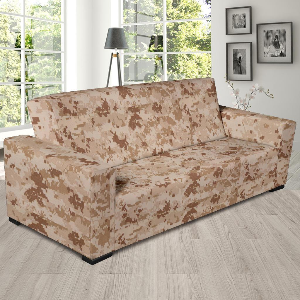 Marine Military Camouflage Camo Pattern Print Sofa Covers-grizzshop