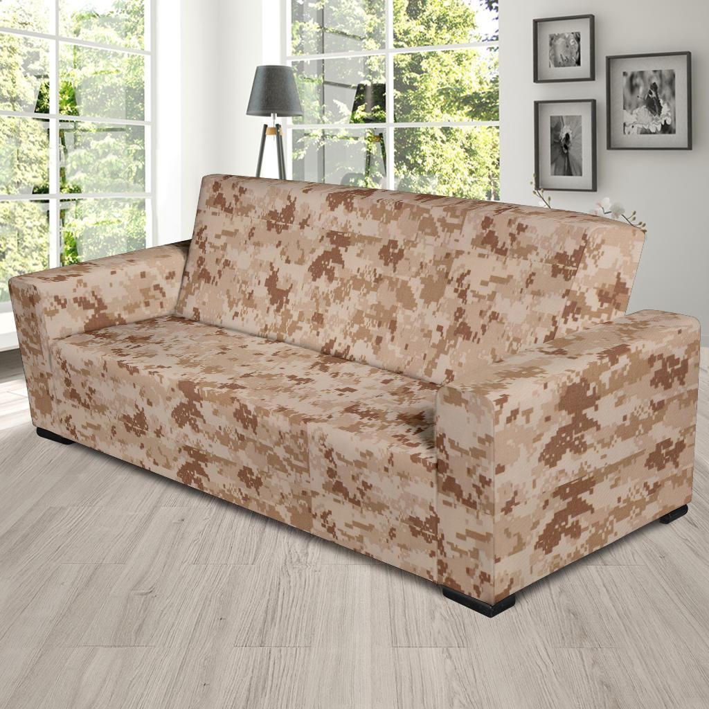 Marine Military Camouflage Camo Pattern Print Sofa Covers-grizzshop