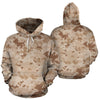 Marine Military Camouflage Camo Pattern Print Women Men Pullover Hoodie-grizzshop