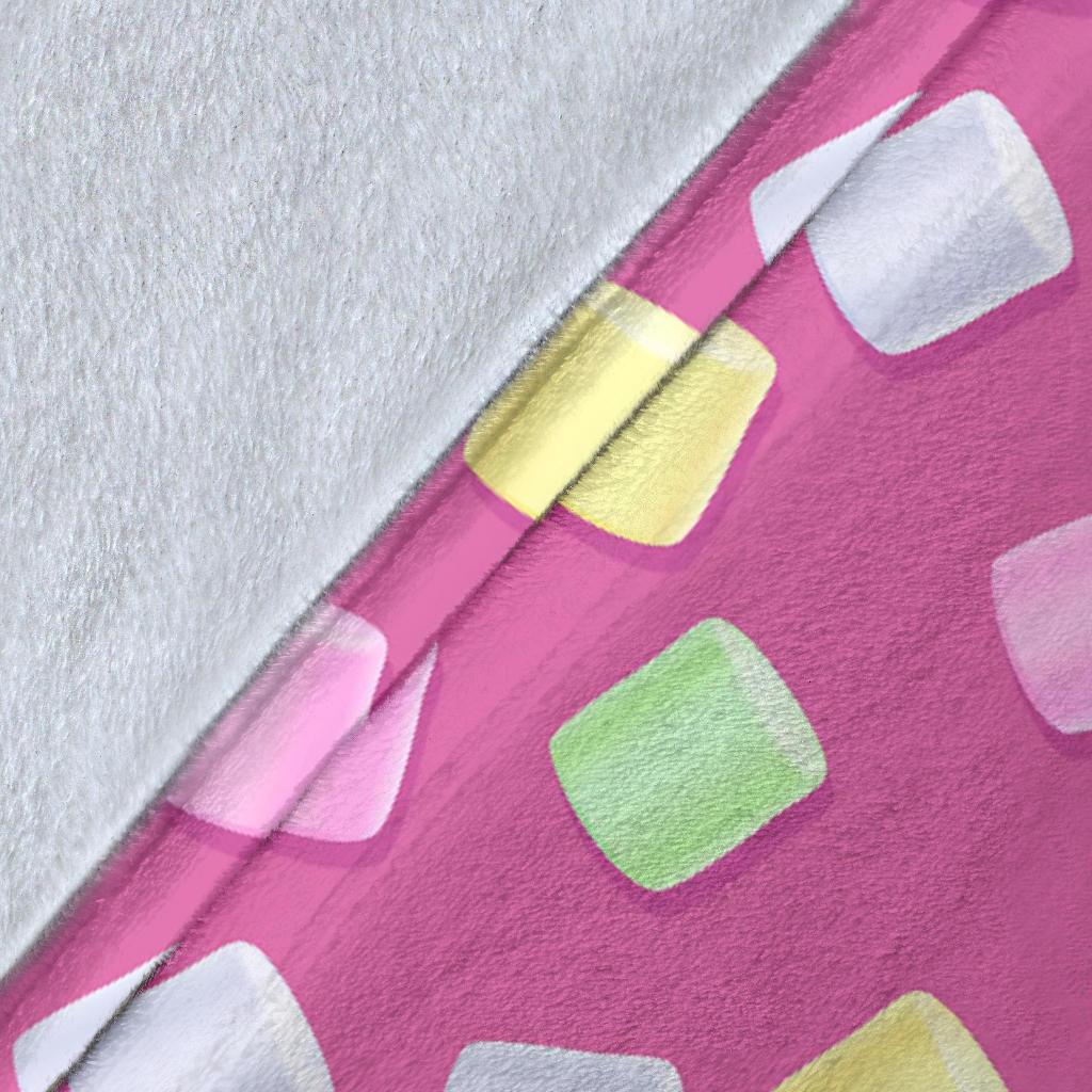 Marshmallow Colorful Pattern Print Blanket-grizzshop